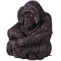 Sitting Orangutan - 87cm - Imperial Bronze Finish