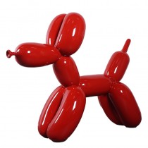 Balloon Dog Sculpture - Red Finish 155cm