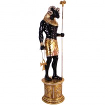 Khnum Egyptian God On Base - 236cm