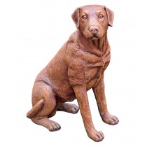 Sitting Labrador - Brown - 81cm