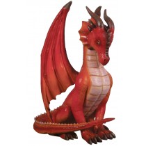 Sitting Dragon - Orange - 213cm