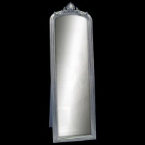 Lamp Silver Dressing Mirror with Stand 181cm (Flat Mirror)