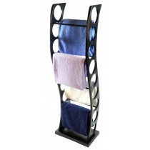 Aluminium Towel Rail 108cm - Black Finish