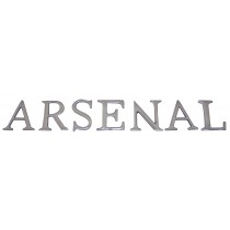 15cm Cast Aluminium Arsenal Letters 