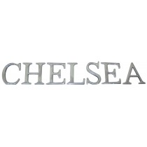 9cm Cast Aluminium Chelsea Letters 
