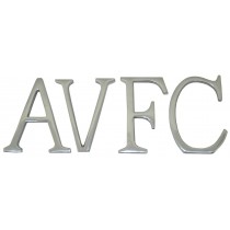 15cm Aluminium AVFC Letters 