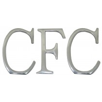 15cm Cast Aluminium CFC Letters 