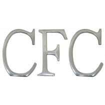 15cm Aluminium CFC Letters 