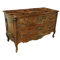 Regency Commode with Parquet Top 129cm