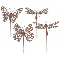 Rust Finish Dragonfly / Butterfly Stake 98.5cm - (Min 12)