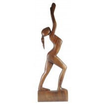 Wooden Lady Arms Up - 100cm