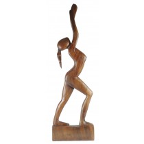Wooden Lady Arms Up - 100cm