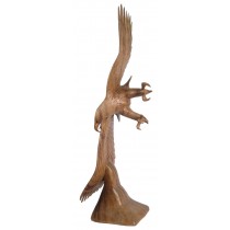 Hand Carved Wooden Flying Eagle 100cm  ** Seconds **