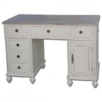 French Country Pedestal Desk