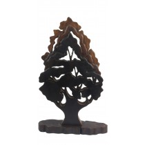 Acacia Wooden Tree Hand Carved Ornament Figure 53cm - EX DISPLAY