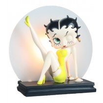 Betty Boop Leg Up Lamp - Yellow Glitter  23cm