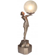 56cm Art Deco Standing Beach Ball Lamp