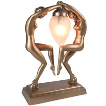 38cm Twin Nude Dancing Lamp