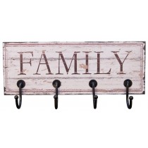 40cm Family Wall Hanger (4 Hooks)