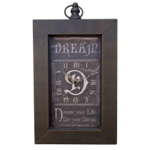 Dream Oblong Wall Clock 34.5cm