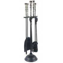 New Duchess Companion Set - Black & Nickel Finish Top 61cm