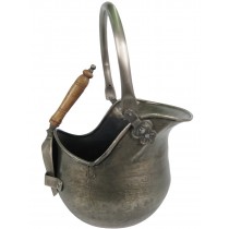 Bucket With Shovel - Antique Pewter Finish 46cm