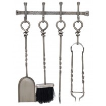 Hanging Companion Set - Antique Pewter Finish  58cm