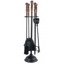 Large Companion Set With Copper Top 61cm 