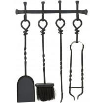 Hanging Companion Set - Black Finish  58cm