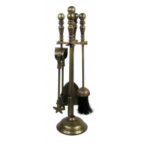 Fire Tool Set - Antique Brass 51m