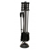 Fire Tool Set - Black 55cm