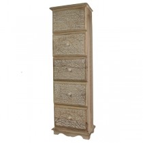 79.5cm Olivia 5 Drawer Cabinet  ** Slight Seconds **