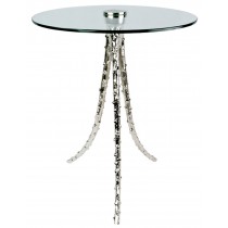 Aluminium Cactus Table Glass Top