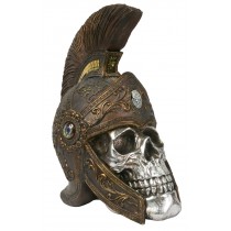 Skull with Helmet 33cm