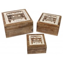Set of 3 - 4x4 Boxes
