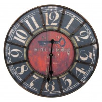 Wooden Clock - Iron Frame 60cm