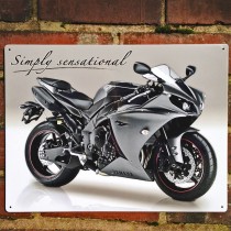 Yamaha YZF R1 Metal Sign - 41cm