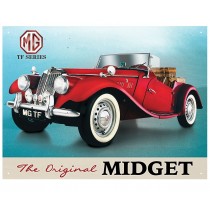 MGTF Midget Metal Sign - 41cm TBD