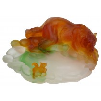 Crystal Glass Bear 31cm Ex Display