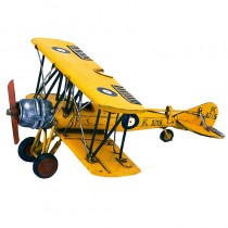 1930s Yellow Training Plane 34.5cm