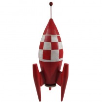 53cm Red White Space Rocket