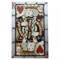 Vintage King of Hearts 3D Wall Art - 140cm