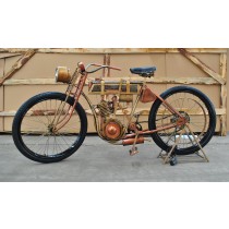 Vintage Gold Motorbike Decoration - 200cm