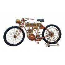 Vintage Gold Motorbike Decoration - 200cm