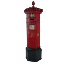 Red Post Money Box - 44cm