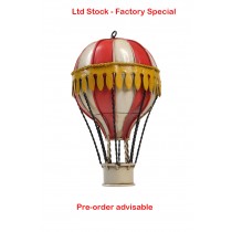 13cm Red Montgolfier Balloon - PRE-ORDER