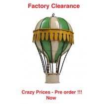 13cm Green Montgolfier Balloon - PRE-ORDER