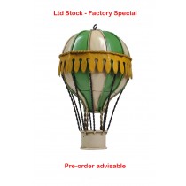 13cm Green Montgolfier Balloon - PRE-ORDER