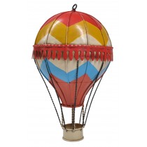 20cm Red, Blue and Yellow Montgolfier Balloon
