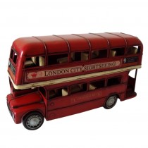 32cm Red Double Decker Sight Seeing Bus